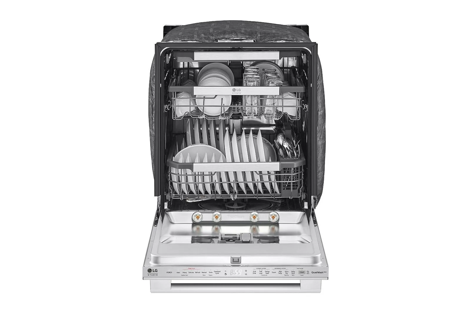 LG STUDIO Top Control Smart Dishwasher with QuadWash™ and TrueSteam®