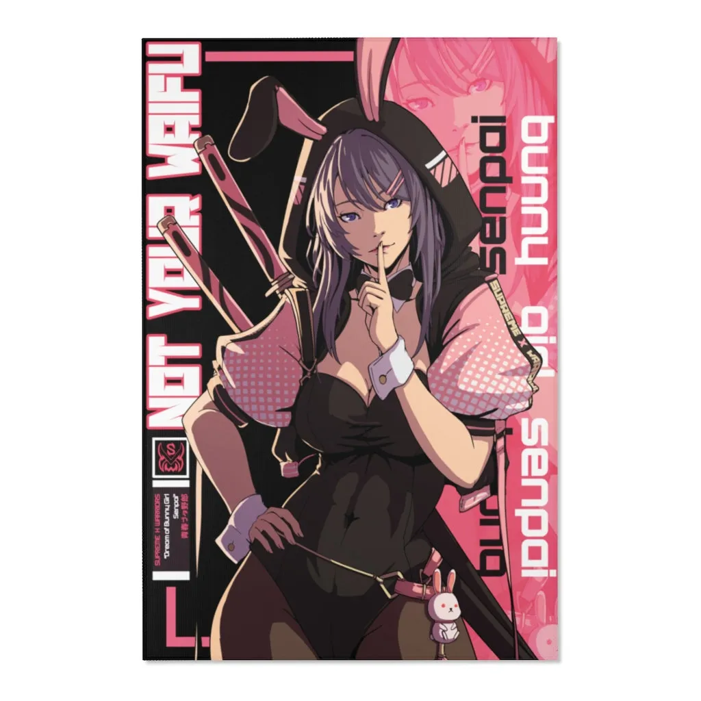 Limited Release - SUPREMExWARRIORS "Bunny Girl" Area Rugs