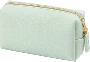 Makeup Bag,Portable PU Leather Large Capacity Waterproof Small Makeup Pouch,Travel Toiletry Bag,Cosmetic Bag,Makeup Bag Organizer for Girls Gifts Women Daughter