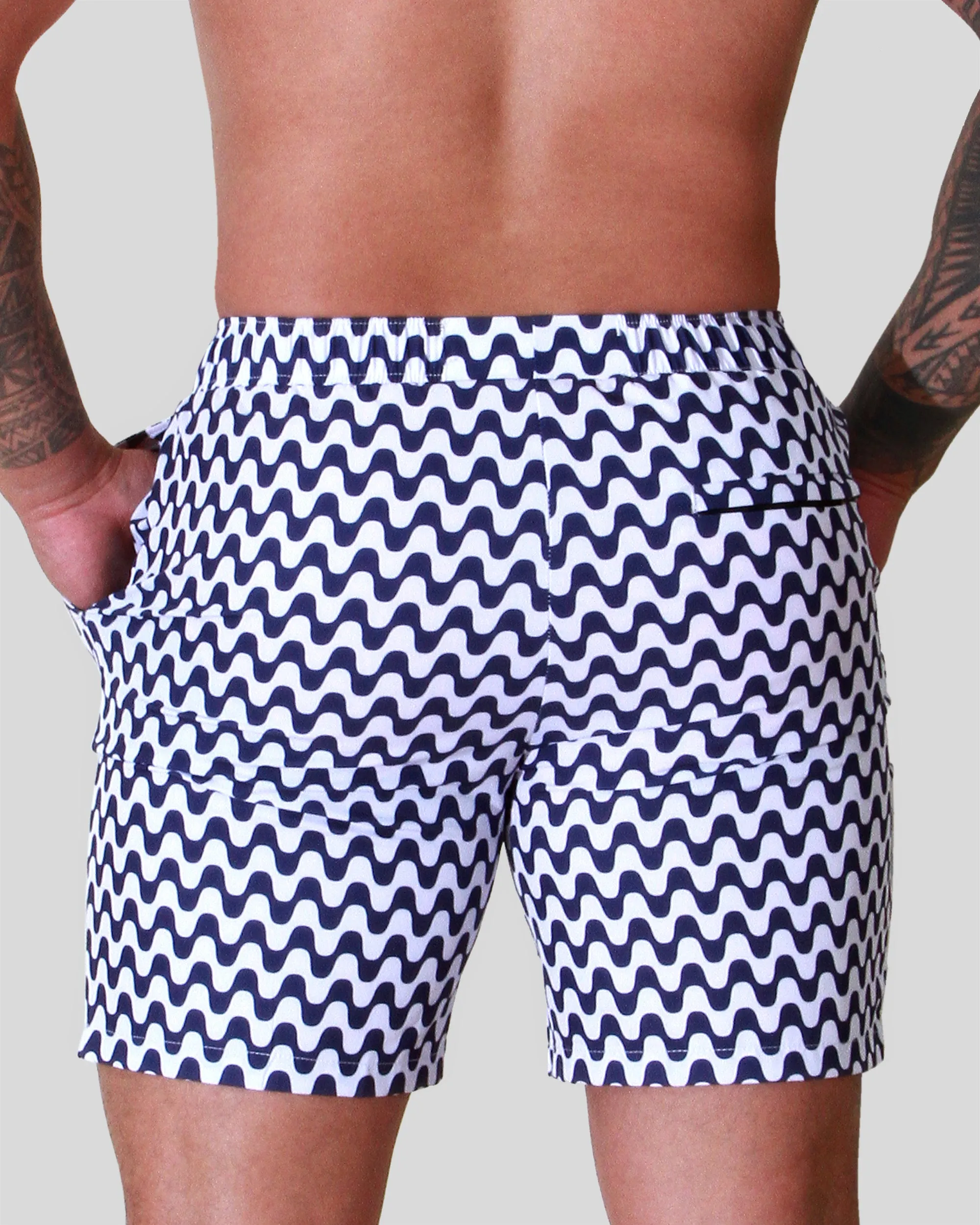Men's Resort Swim Shorts - Ola (Blue)