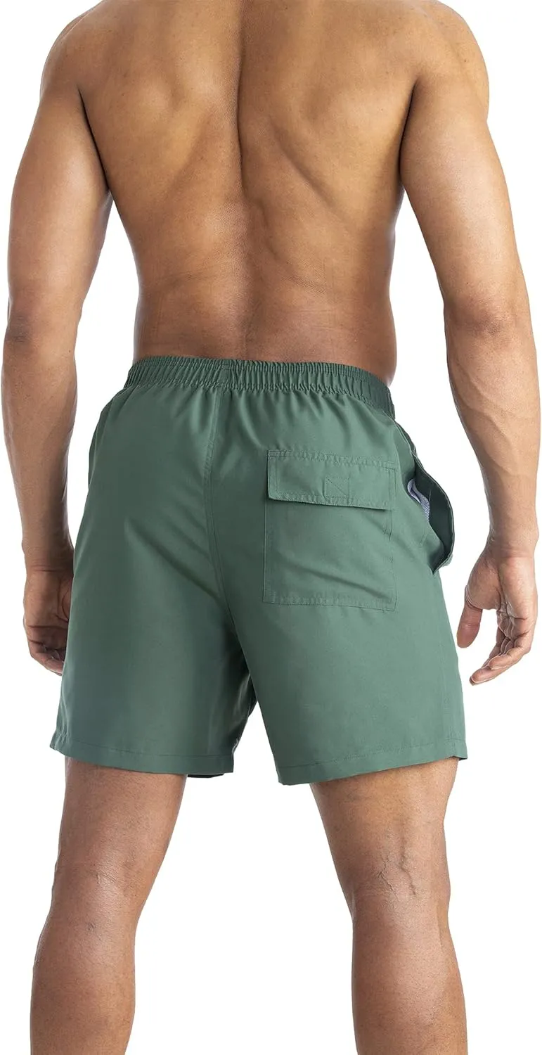 Men's Swim Trunks Swimwear Sports Shorts with Pockets
