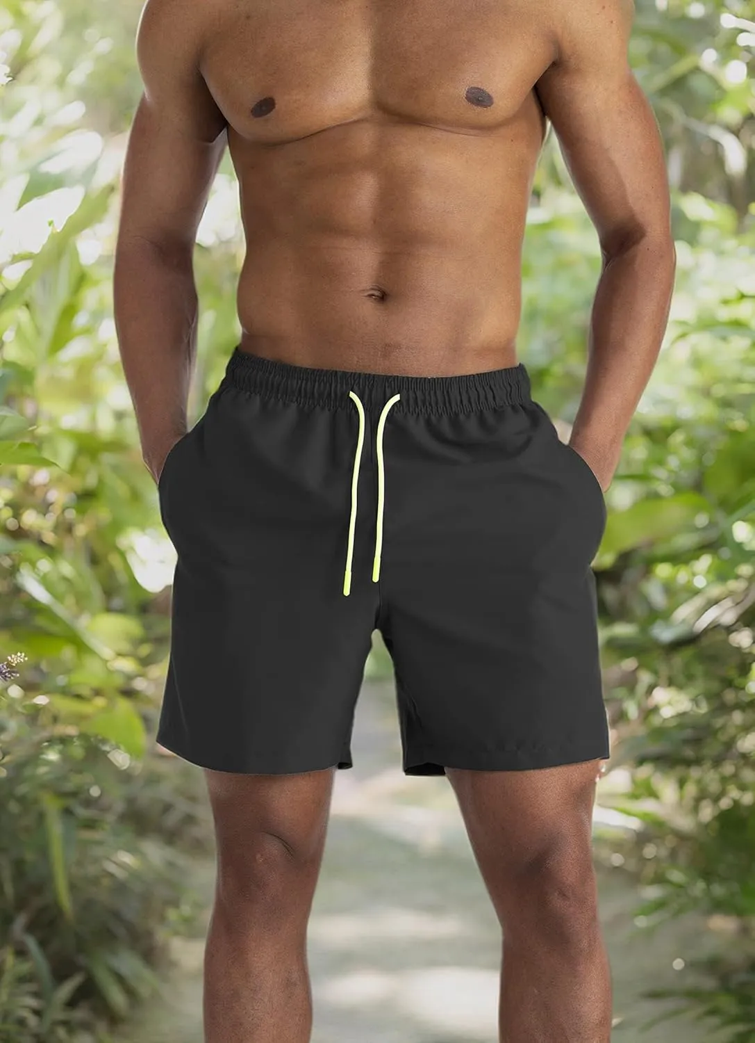 Men's Swim Trunks Swimwear Sports Shorts with Pockets
