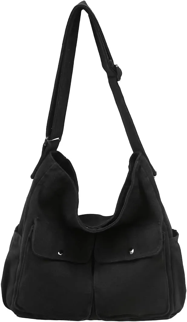 Messenger Bag Hobo Crossbody Bags for Women Canvas Bag Crossbody Tote Bag Shoulder Bag