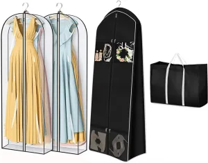 MISSLO 65" Clear Garment Bags   MISSLO 70" Wedding Dress Garment Bag