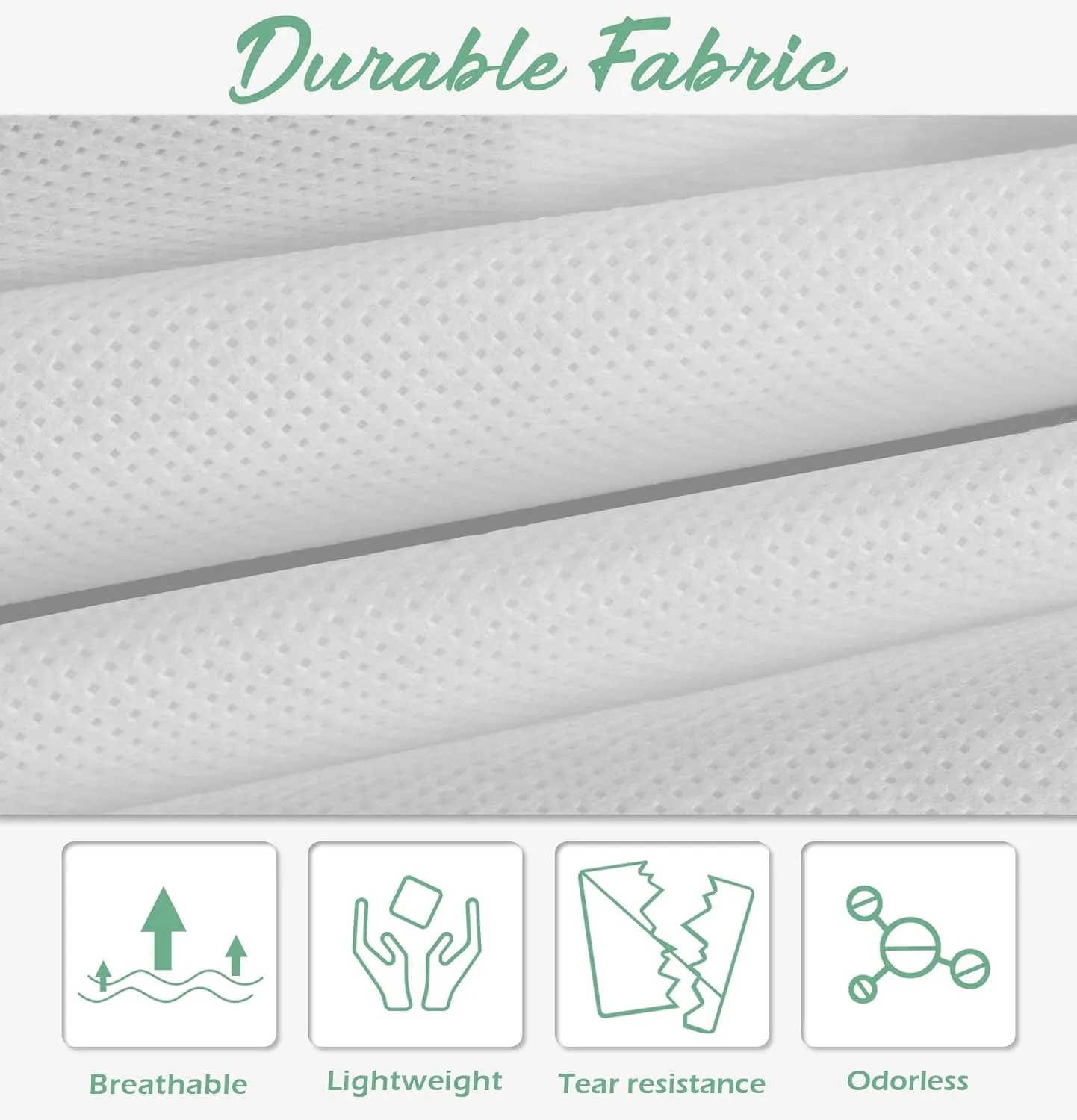 MISSLO 70" Bridal Wedding Gown Dress Garment Bag with Accessories Pouch Large Travel Garment Cover 8" Gusset (White)
