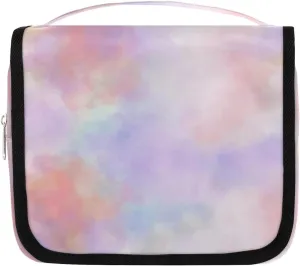Multicolor Clouds Hanging Travel Toiletry Bag Cosmetic Bag Portable Wash Bag with Hook for Bathroom Accessories Toiletries Cosmetics