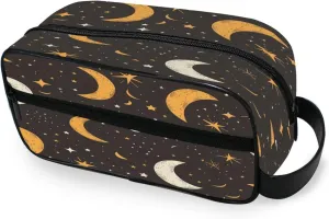 Night Sky Travel Toiletry Bag for Women Men, Hanging Cosmetic Bag, Water Resistant Shaving Bag for Toiletries Accessories