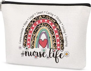 Nurse Gifts Makeup Bag for Women, Nurse Appreciation Gifts, Nurse Christmas Gifts, Nurse Graduation GiftNurse Accessories for Work