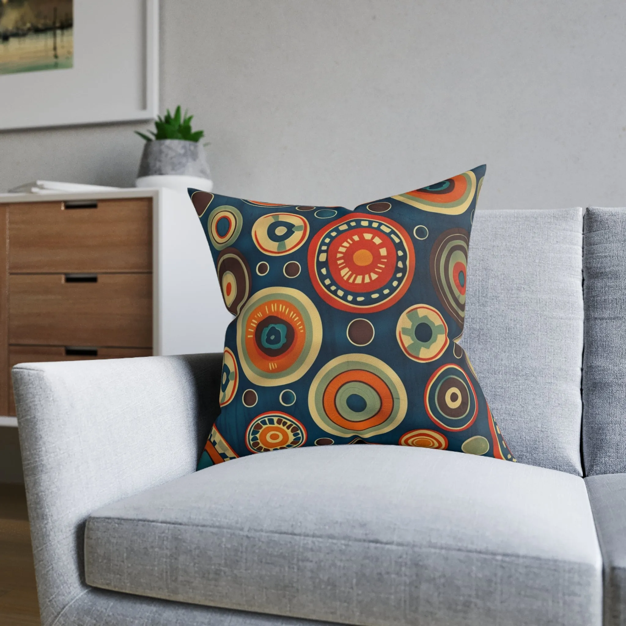 Retro 1 - Square Pillow - UK