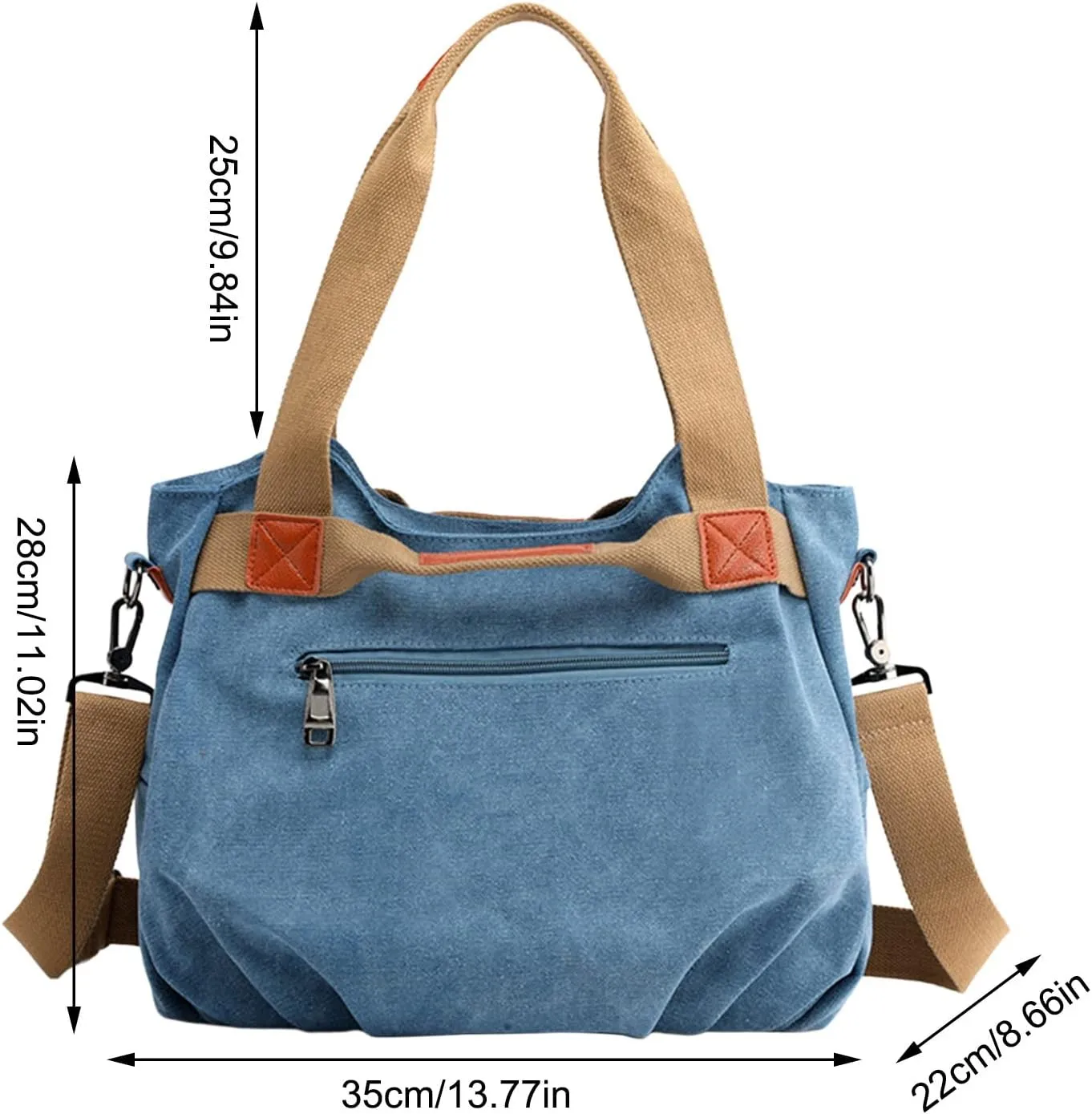 Retro Fashion One Shoulder Crossbody Women's Bag Large Capacity Fashion Handbag Women's Simple Mens (Black, One Size)