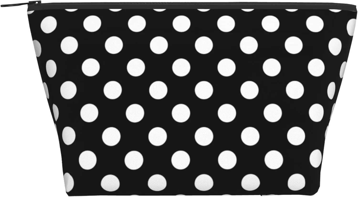 RIMENCH Womens White Black Polka Dots Cosmetic Bag Multipurpose Accessories Organizer Waterproof Pouch Purse For Travel, Gym, Weekend