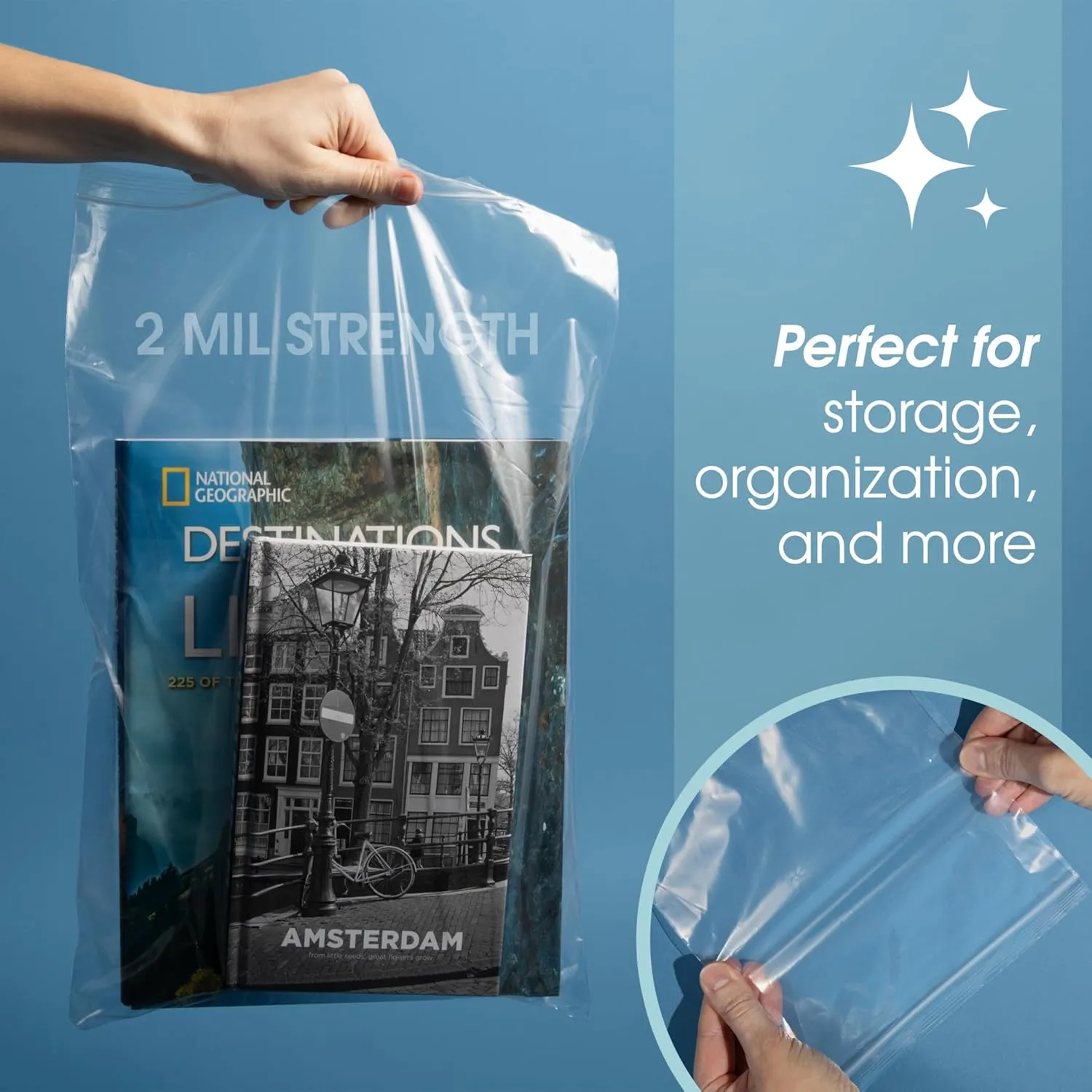 Spartan Industrial - 2 X 3 (1000 Count) 2 Mil Clear Reclosable Zip Plastic Poly Bags with Resealable Lock Seal Zipper