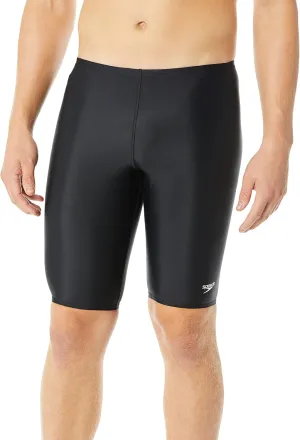 Speedo Men's PowerFLEX Eco Solid Jammer Swimsuit