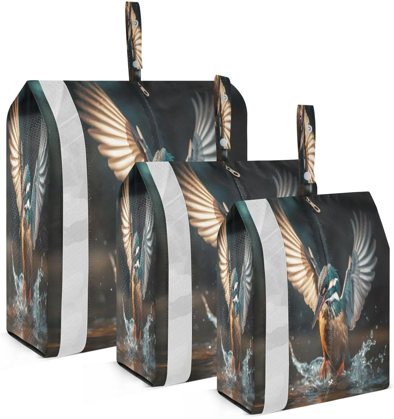 Spring Hummingbird Flying Compression Packing Cubes for Travel Packing Organizers Large Luggage Organizers Bags for Women Travel Accessories