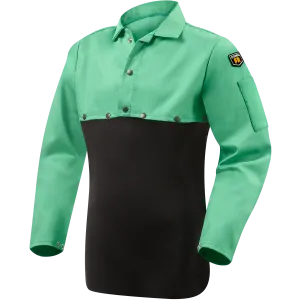 Steiner 9 oz Flame Retardant Cotton Cape Sleeves (Without Bib) - Green 1032
