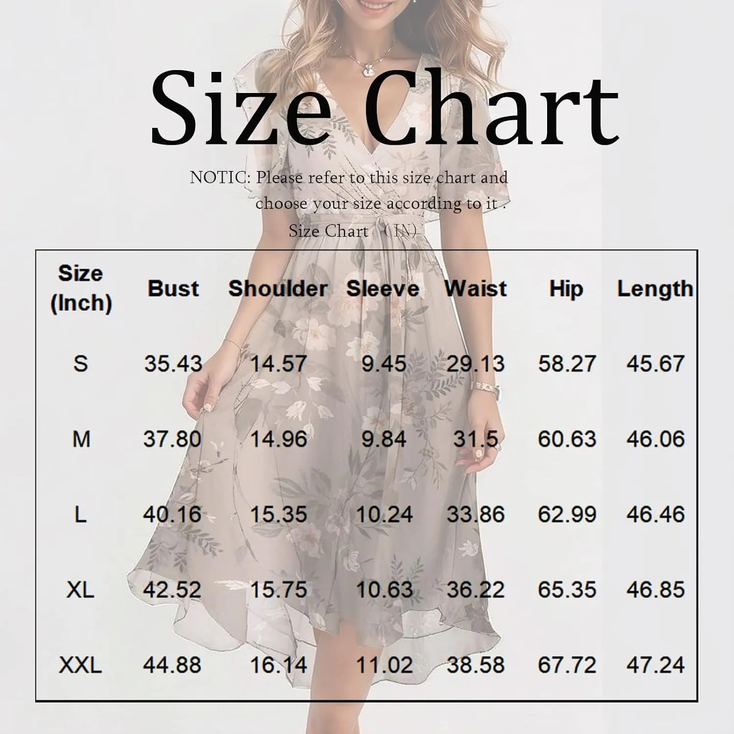 Summer Dresses for Women 2025 Trendy Floral Ruffle Sleeve Midi Dress Elegant V Neck Wrap Tie Waist Overlay Mesh Sundresses