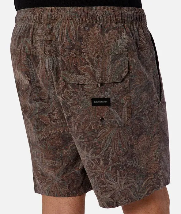 The Belize Swim Short  Black Multi