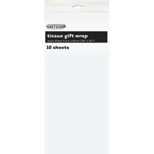 Tissue Gift Wrap Sheets - White