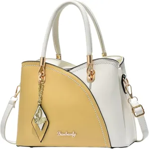 Tote Bag For Women Color Block Women Hobo Handbags Large Capacity Plaid Middle Shoulder Messenger Bag For Daily Work V
