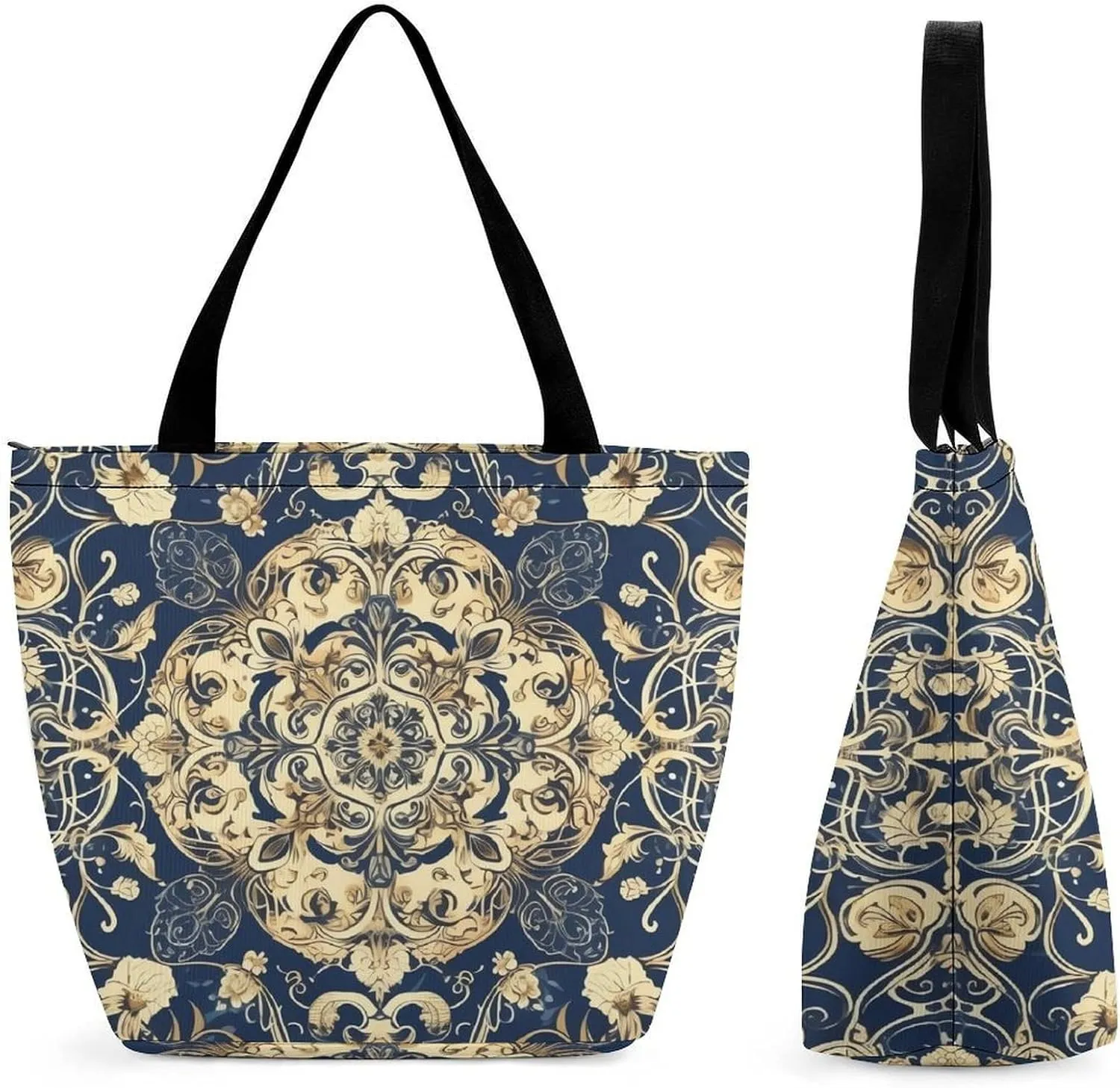 Tote Bag for Women Grocery Bag Tent in The Sun Foldable Shopping Bags Reusable Large Tote Bag