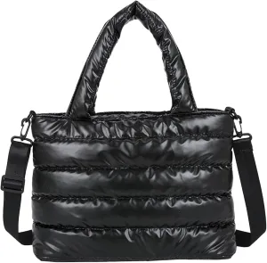 Tote Bag For Women Work Large Quilted Shoulder Bag Carryall Puffer Hobo Bag For Family Friends Travel College