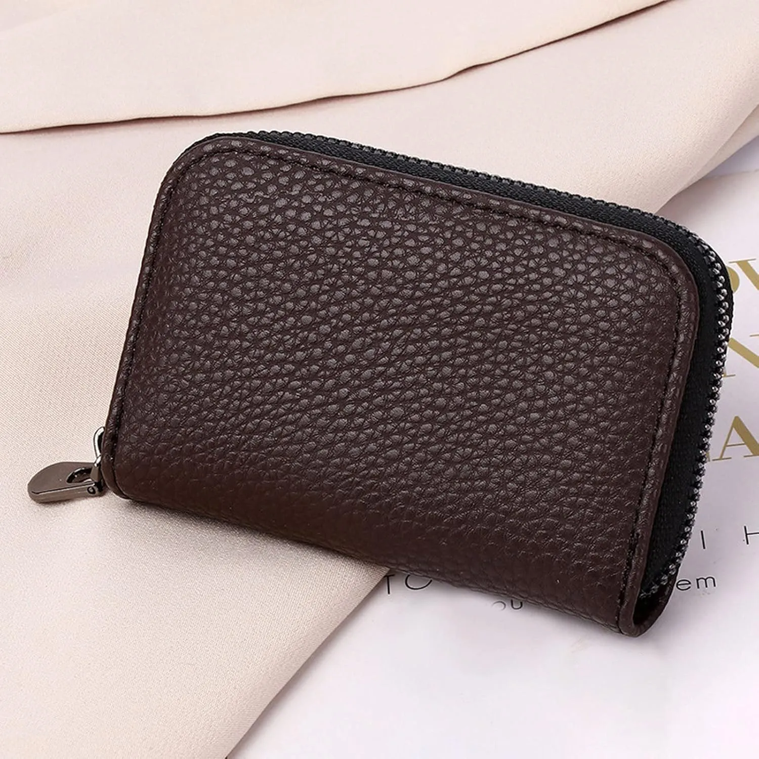 Tote Bag For Women Zipper Id Mini Wallet Solid Color Women Hasp Purse Multiple Card Slots Clutch Bag Men Phone Bag E