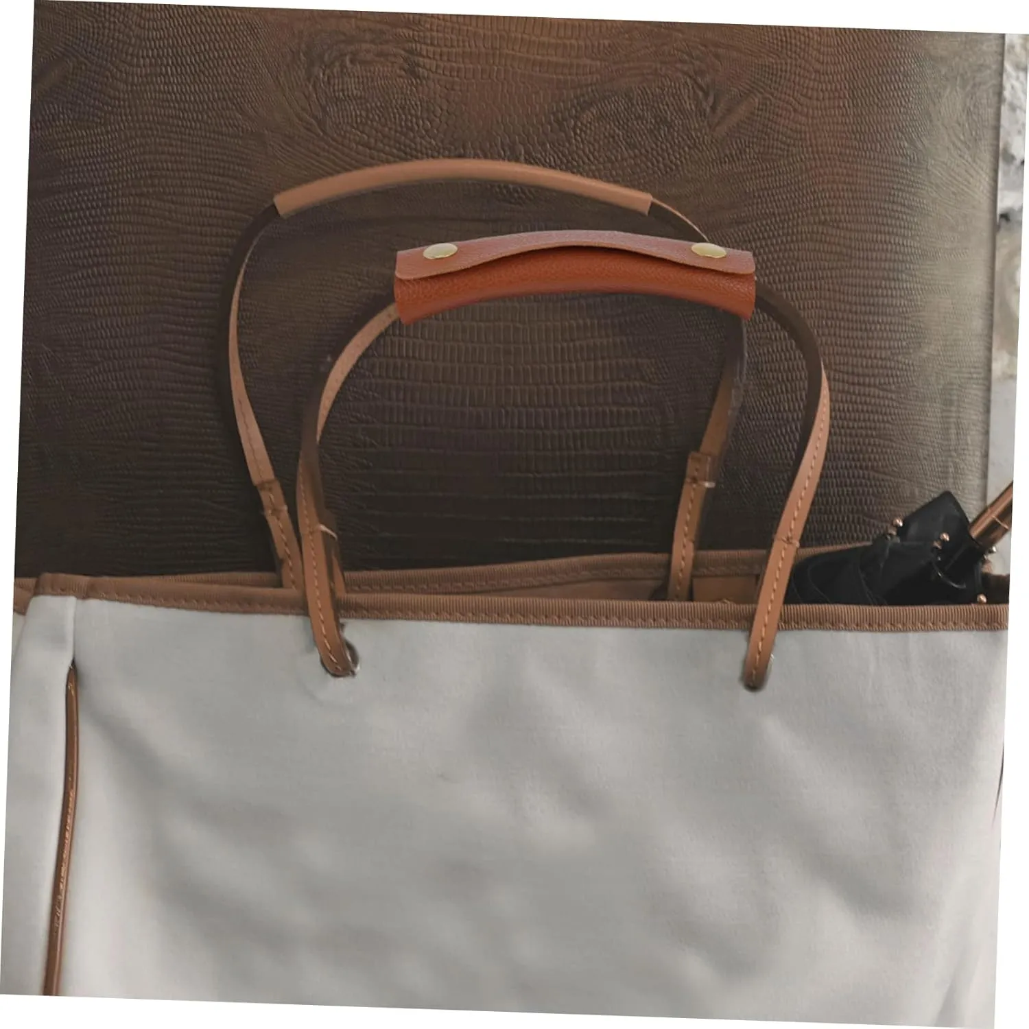 Travel Bag Handle Covers 2 Pack Luggage Bag Covers Protector Soft Pu Material