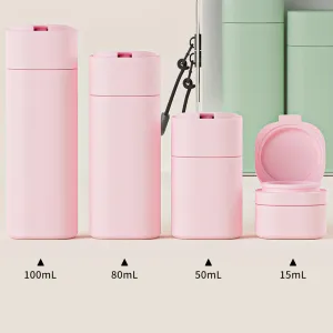 Travel Bottles Set - TSA Approved Leak Proof Squeezable Containers for Toiletries, Conditioner, Shampoo, Lotion & Body Wash Accessories (green)
