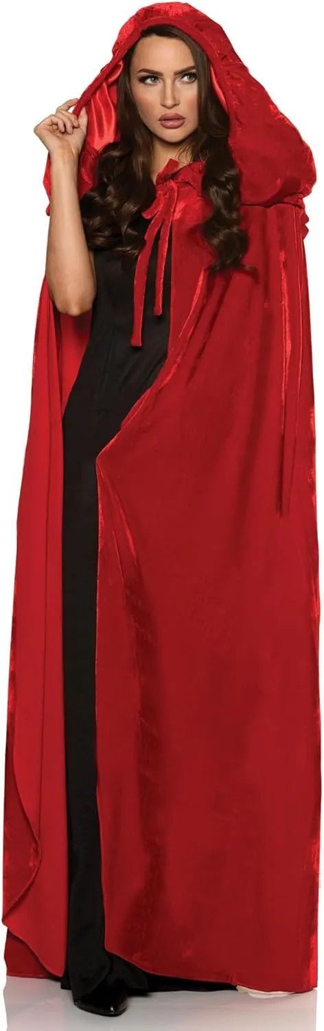 UNDERWRAPS Deluxe Cape with Hood - Halloween Capes with Hood for Adults