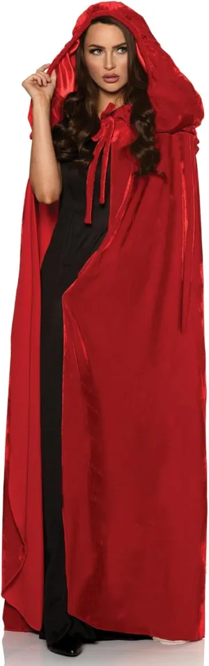 UNDERWRAPS Deluxe Cape with Hood - Halloween Capes with Hood for Adults
