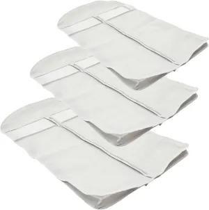 Vaguelly 3Pcs Garment Dustproof Bag with Clear Window Hanging Clothes Cover for Storage for Wardrobe Organization and Travel Accommodates Various Clothing