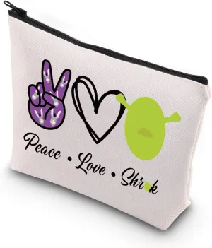 VAMSII Musical Theatre Makeup Bag Peace Love Party Treat Bag (P L S)