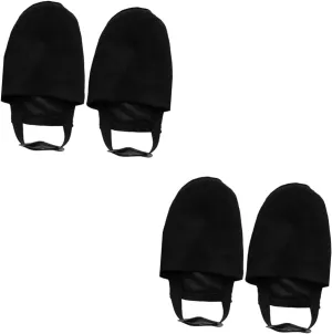 VANZACK 2 Pairs Bowling Shoe Replacement Pads Elastic Bowling Shoe Sliders for Boys and Girls Pair of