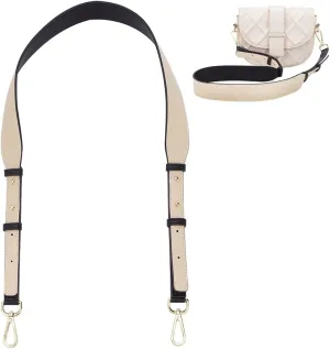 WADORN PU Leather Purse Strap, 45.7 Inch Adjustable Leather Crossbody Bag Strap Long Handbag Strap Shoulder Strap with Swivel Buckles 1.6 Inch Wide for Shoulder Bag Tote Bags Satchel Bucket Bags