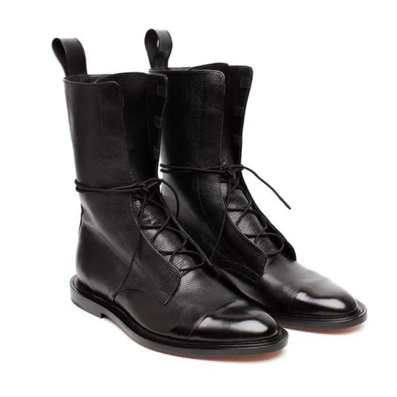 Women's Ankle Boots: Vegan Leather Pointed Toe
