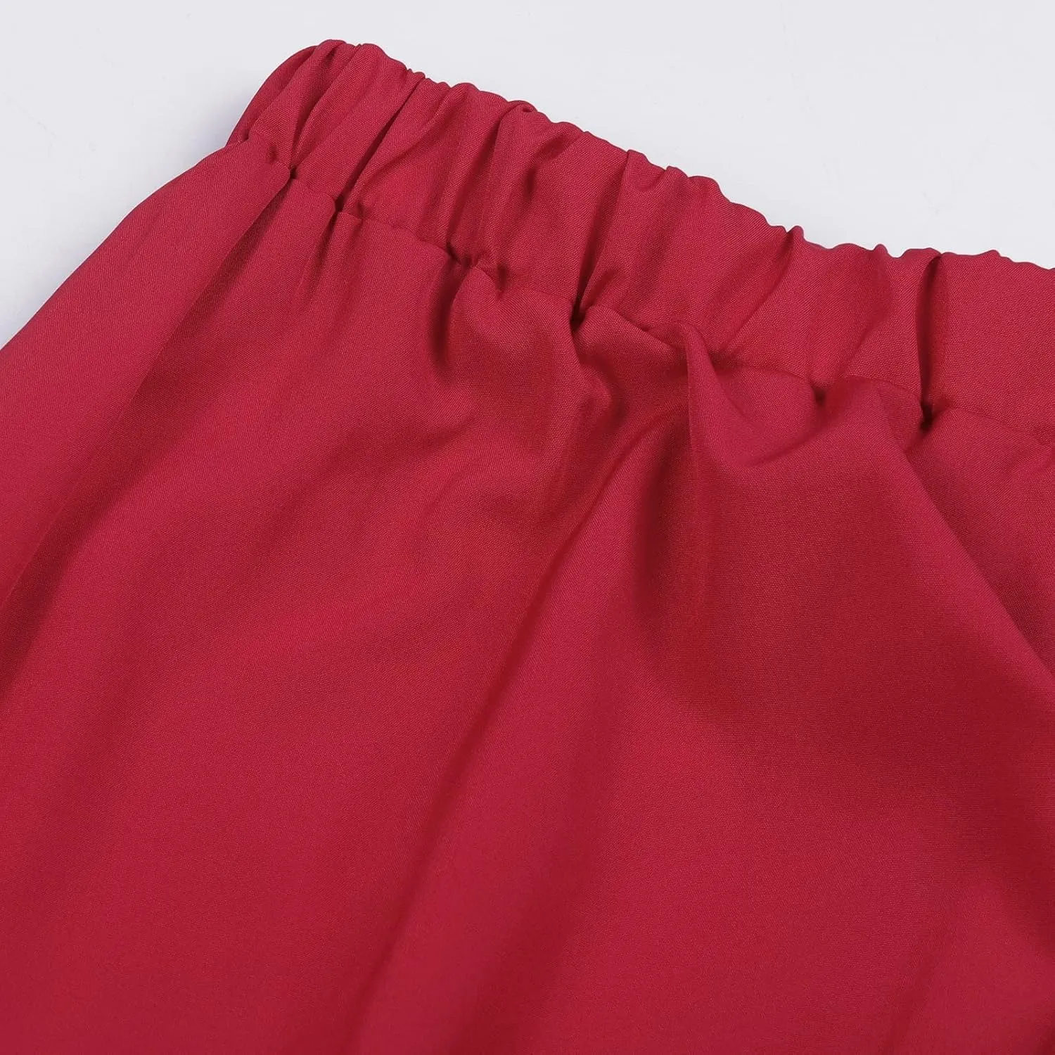 Women's Elastic Waist A-Line Flared Maxi Skirts Women Fashion Skirt Ladys High Waist Skirt Spring Long Floral
