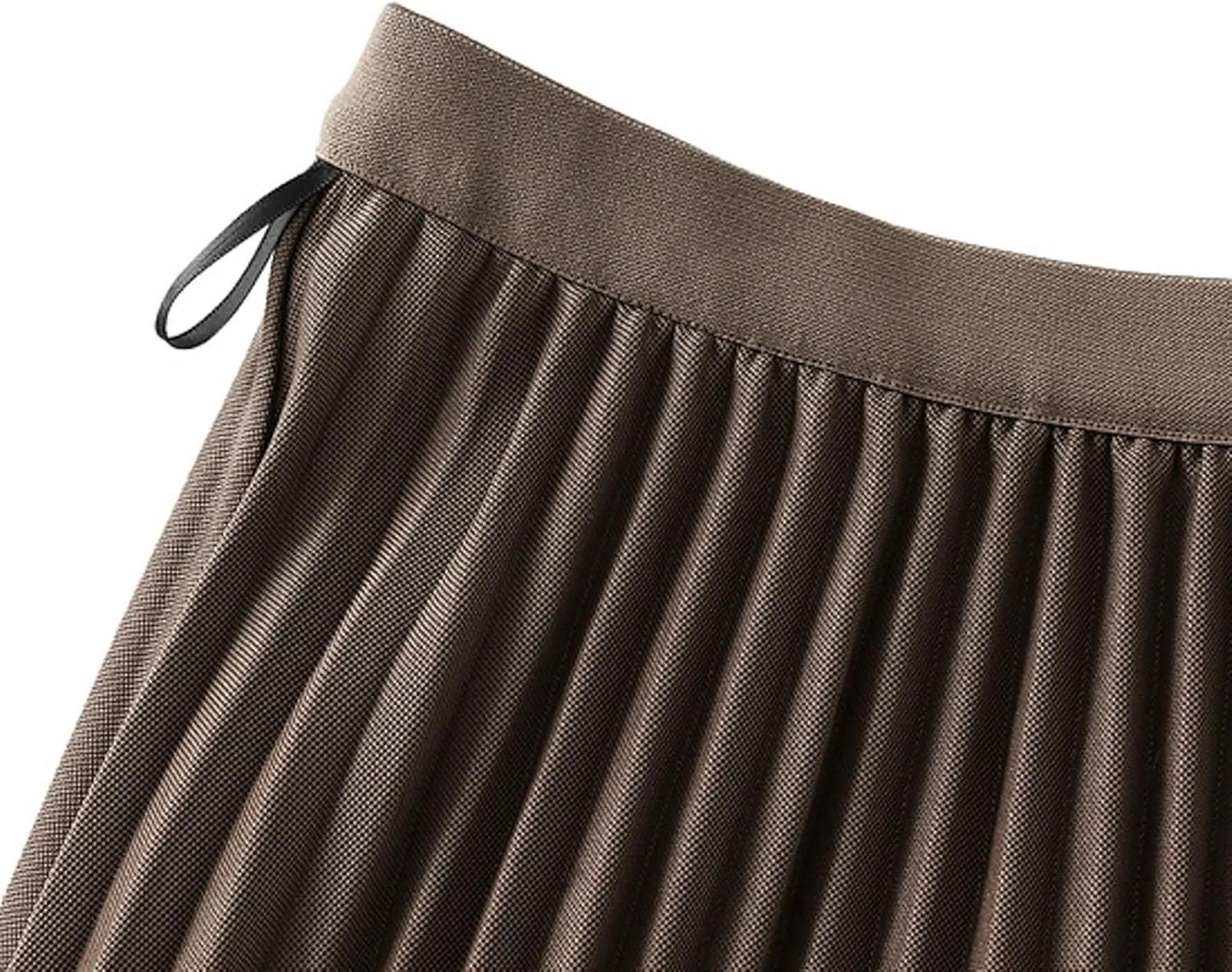 Womens Irregular Tulle Midi Skirts High Waisted Elastic Waisted Pleated Layered Fluffy Skirts Comfy Mesh Fairy Skirts