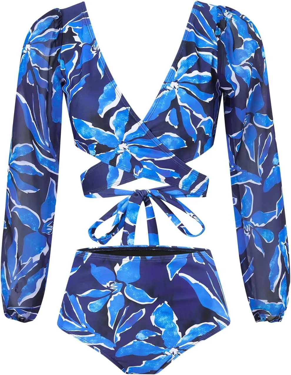 Women's Tankini Sets with Coverups - Swimsuit with Cover Up Set - 3 Piece Bathing Suit Set