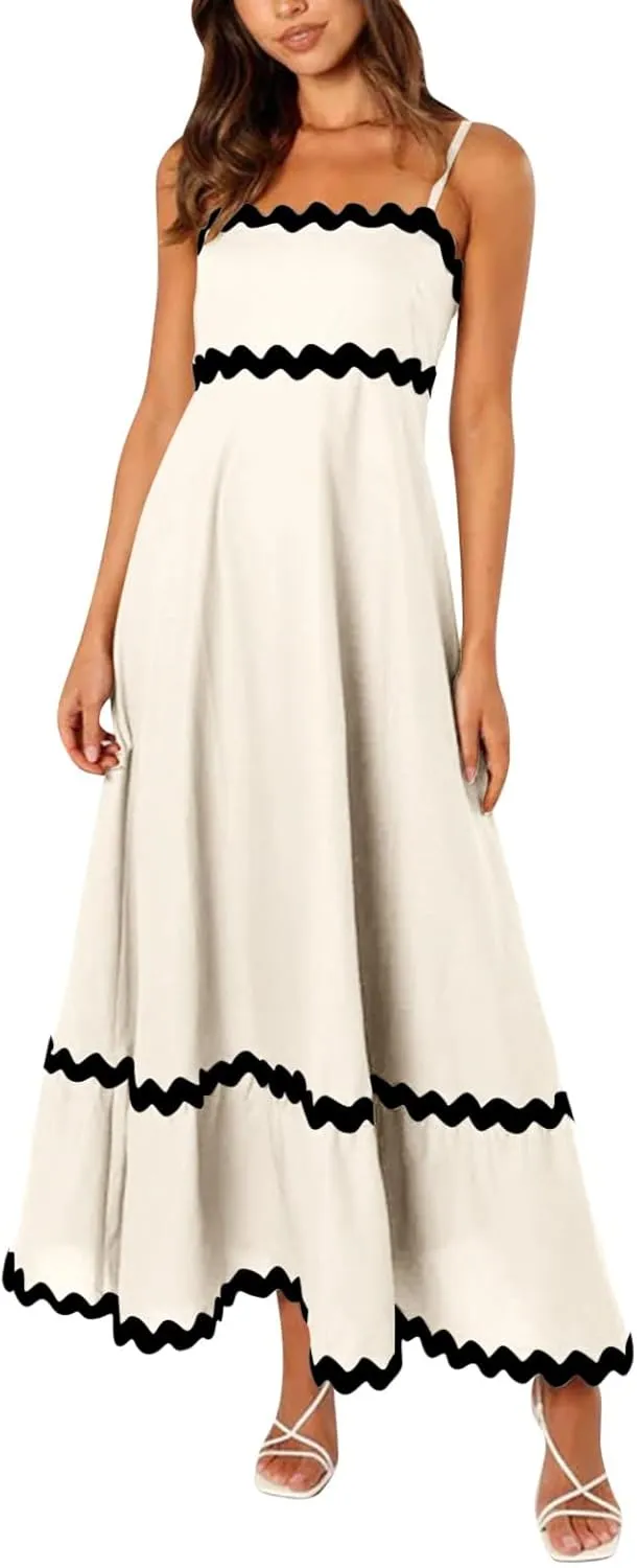 Womens Tube Top Summer Sun Dresses Trendy Camisole Ladies Sexy Beach Solid 2025 Modest Casual Spring Club Vacation