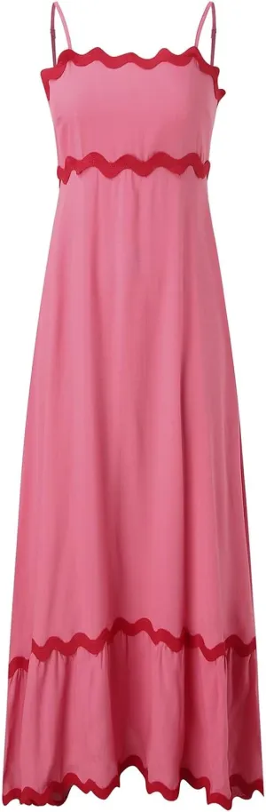 Womens Tube Top Summer Sun Dresses Trendy Camisole Ladies Sexy Beach Solid 2025 Modest Casual Spring Club Vacation