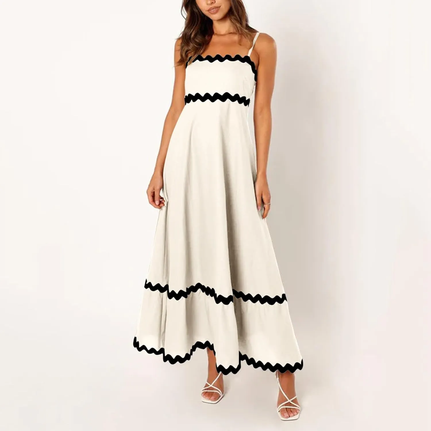 Womens Tube Top Summer Sun Dresses Trendy Camisole Ladies Sexy Beach Solid 2025 Modest Casual Spring Club Vacation